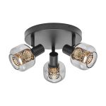 Ledvance LED Decor Spot Firefly Steel Circular Black 8.4W 750lm - 827 Extra Warm White | Dimmable