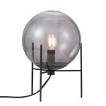 Nordlux Table Lamp Alton 20 Glass and Metal Black | Suitable for 1x E14