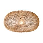 Good&Mojo Ceiling Light Arizona Rattan Natural S | Suitable for 1x E27 