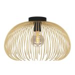 Eglo Ceiling Light Venezuela Black, Gold | Suitable for E27