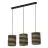 Ledvance Decor Pendant Cylinder Brown | Suitable for 3x E27