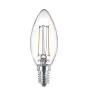 Philips Corepro LED Candle E14 Filament Clear 2W 250lm – 840 Cool White | Replaces 25W