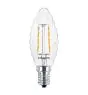 Philips Corepro LED Candle E14 Twisted Candle Filament Clear 2W 250lm - 827 Extra Warm White | Replaces 25W