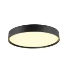 SLV Decona 42 Ceiling Light Aluminium Black Round 23W 2680lm - 930-940 CCT | IP44 - Best Colour Rendering - Dimmable 