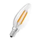 Osram LED Classic E14 Candle Filament Clear 1.2W 255lm - 827 Extra Warm White | Replaces 25W